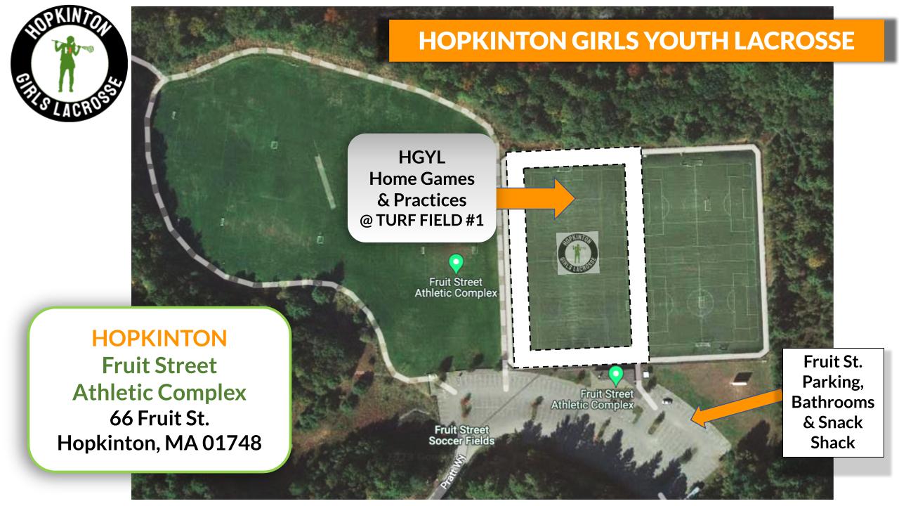 HGYL Home Game & Practice Field MAP