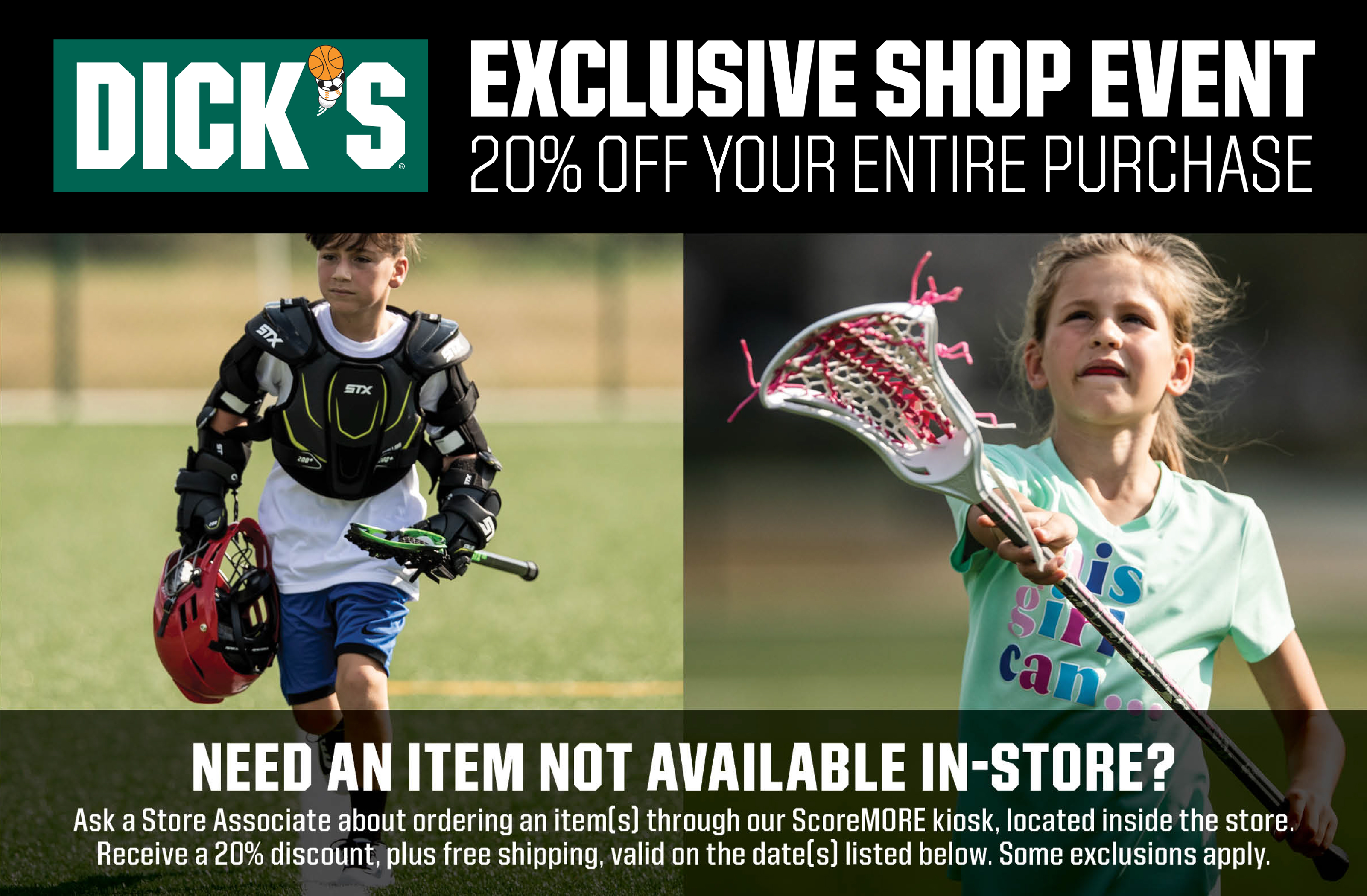 MYL Shop Weekend at DICK'S Sporting Goods